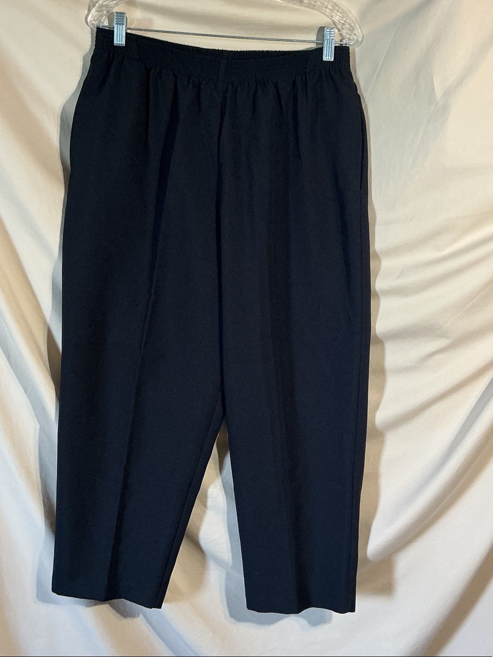 Bon Worth Black Straight-Leg Pull-On Pants